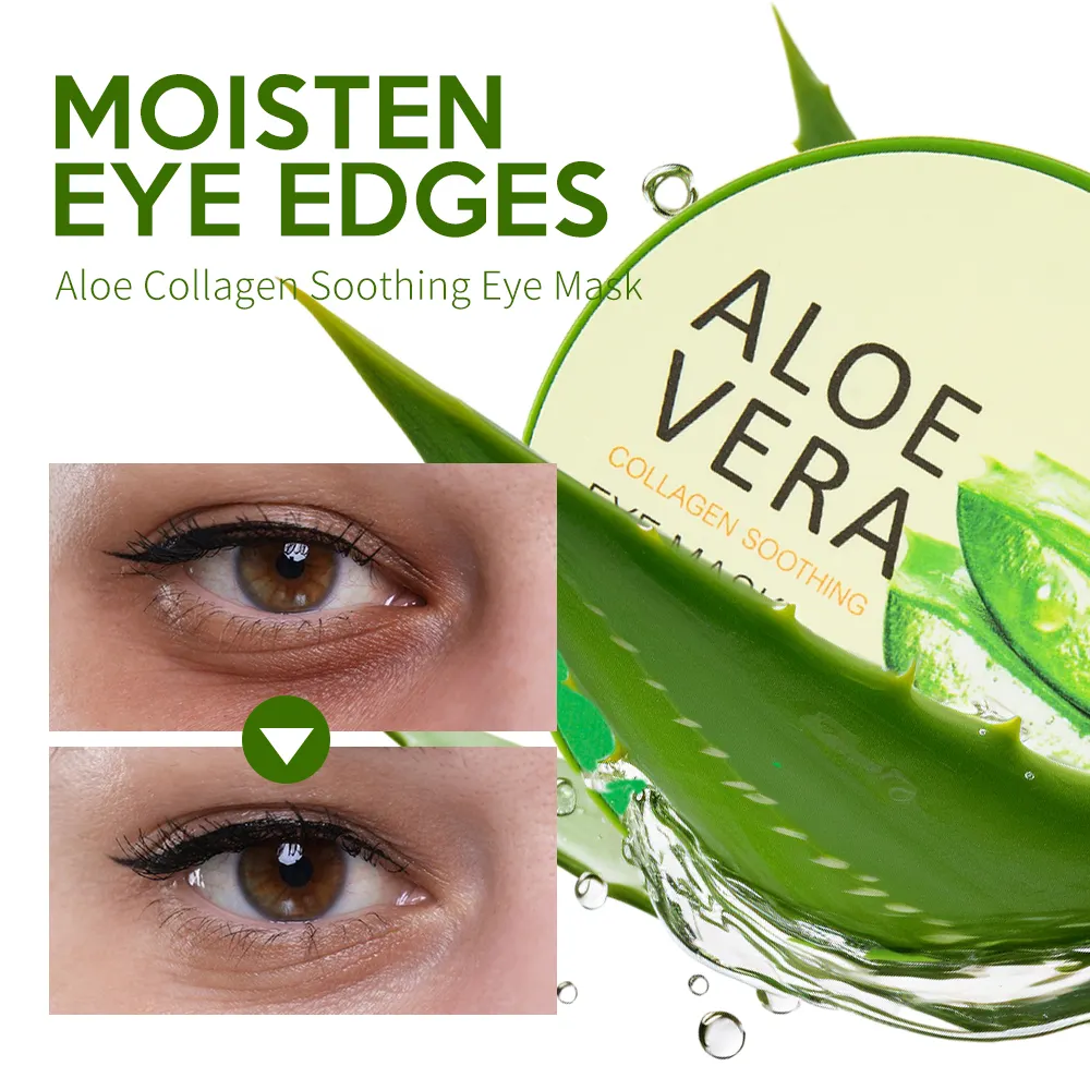 Sadoer Aloe Vera Collagen Soothing Eye Mask For Dark Circles - Image 4