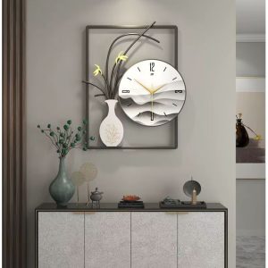 wall clock living room light luxury modern minimalist creative personality fashion home clock watch wall decoration