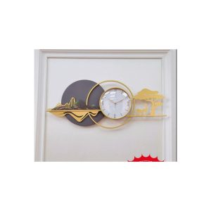Creative Geometric Pattern Nordic Wall Clock 100 x 40cm for living room & Restaurant