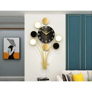 Home decorative 3D digital rectangular wall clock 64 x 40cm for Living Room, Bedroom, Restaurant